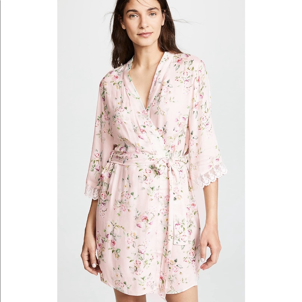 Flora Nikrooz Pale Pink Wrap Robe